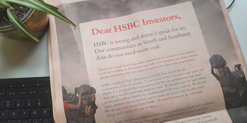 HSBC’s 2040 coal phaseout still too late for Asia