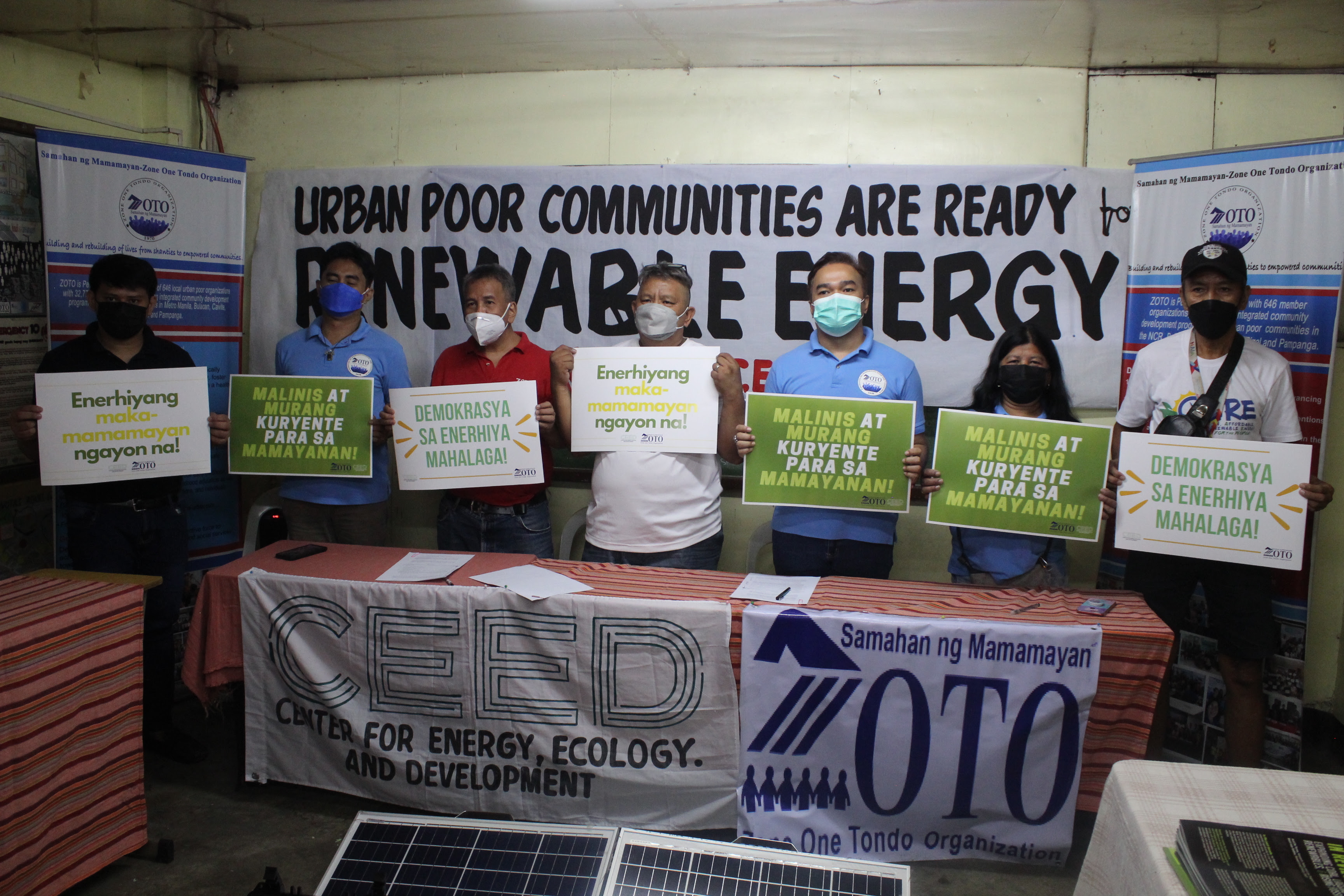 Urban poor communities set big ambitions for renewable energy in motion