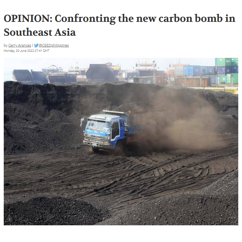 OPINION: Confronting the new carbon bomb in Southeast Asia