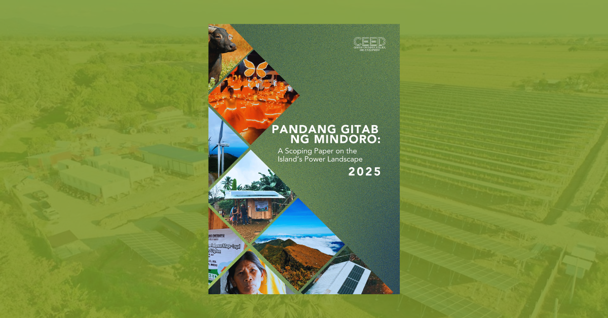 Pandang Gitab ng Mindoro: A Scoping Paper on the Island’s Power Landscape
